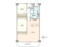 【大阪府/大阪市中央区瓦屋町】松屋町グランドハイツ 間取り図