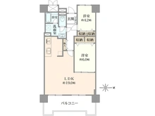【大阪府/大阪市西成区岸里東】岸里コーポ 壱号棟 間取り図