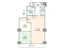 【大阪府/大阪市天王寺区上本町】ハイネス上本町 間取り図
