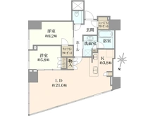 【大阪府/大阪市北区堂島】ブリリアタワー堂島 間取り図