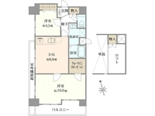 【大阪府/大阪市西区南堀江】シャルマンフジ・リッツ南堀江公園 間取り図