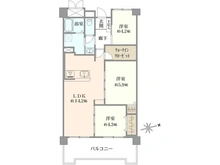 【大阪府/大阪市西成区岸里東】岸里コーポ 壱号棟 間取り図