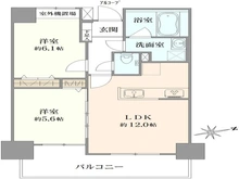 【大阪府/大阪市中央区東心斎橋】アルス心斎橋 間取り図