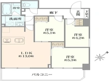【東京都/江戸川区平井】ブライトコート平井 間取り図