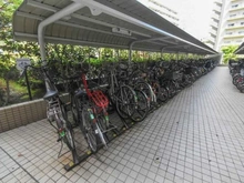 【東京都/江東区大島】イーストパークス大島 セントラルスクエア 駐輪場