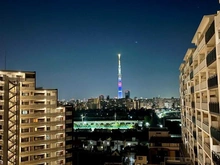 【東京都/江東区亀戸】亀戸レジデンス 眺望：12階共用廊下から