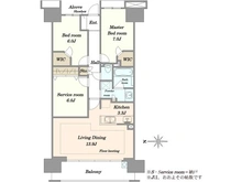 【東京都/江東区亀戸】亀戸レジデンス 間取り図