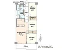 【東京都/江東区東砂】大島スカイハイツ 間取り図