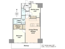 【東京都/足立区東和】ライオンズマンション綾瀬・谷中公園 間取り図