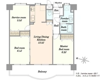 【東京都/江戸川区下篠崎町】藤和シティコープ篠崎 間取り図