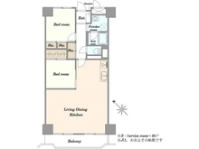 【東京都/江戸川区北葛西】西葛西ハイツ B棟 間取り図