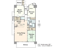 【東京都/江東区亀戸】エクステ東大島 間取り図