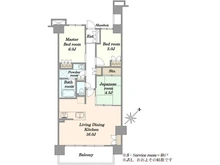 【千葉県/市川市幸】ブランシエラ市川行徳 間取り図