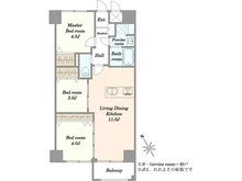 【東京都/墨田区立花】NICアーバンハイム亀戸 間取り図