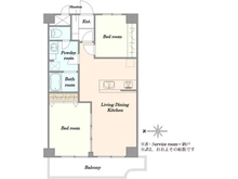 【東京都/葛飾区立石】トーア立石マンション 間取り図
