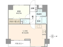 【東京都/江東区亀戸】クレアメゾン天神橋 間取り図