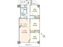 【東京都/江東区亀戸】ライオンズマンション亀戸第8 間取り図
