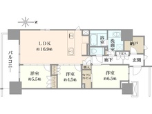 【東京都/江東区大島】猿江恩賜公園レジデンス 間取り図