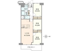 【東京都/江東区東砂】大島スカイハイツ 間取り図