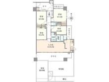 【兵庫県/尼崎市立花町】ローレルコート立花町 間取り図
