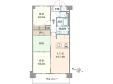 【兵庫県/伊丹市北本町】伊丹レックスマンション 間取り図