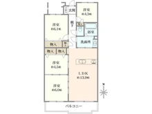 【兵庫県/伊丹市緑ケ丘】カルム伊丹緑ヶ丘 間取り図