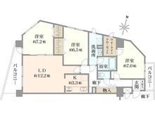 【兵庫県/尼崎市武庫之荘本町】ソルディオ武庫之荘本町 間取り図