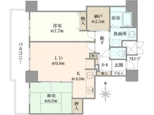 【兵庫県/尼崎市潮江】ラ・ヴェール尼崎 間取り図