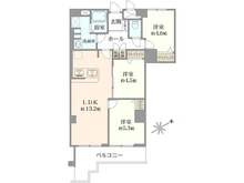 【兵庫県/尼崎市神田南通】グラン・ドムール尼崎 間取り図