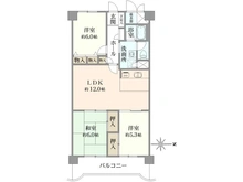 【兵庫県/尼崎市小中島】万葉ハイツ園田 間取り図