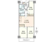 【兵庫県/伊丹市春日丘】伊丹春日丘アーバンコンフォート  B棟 間取り図