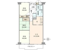 【兵庫県/伊丹市伊丹】アリオ1 間取り図