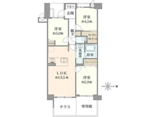 【兵庫県/尼崎市西難波町】エンゼルクレッセ西難波 間取り図
