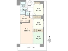 【兵庫県/尼崎市神田北通】ベレッツァ尼崎 間取り図