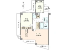 【兵庫県/尼崎市西難波町】朝日プラザ・アペックスコート西難波  間取り図