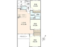 【兵庫県/伊丹市南野】パレ塚口北宮の杜 間取り図