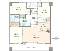 【兵庫県/尼崎市武庫之荘本町】セントラル武庫之荘本町 間取り図