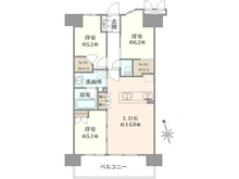 【兵庫県/尼崎市西大物町】リビオ尼崎STATION CITY 間取り図