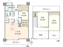 【兵庫県/尼崎市大庄中通】朝日プラザ武庫川公園東 間取り図