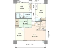 【兵庫県/尼崎市蓬川町】ザ・ガーデネスクシティアクア館 間取り図