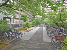 【大阪府/大阪市西淀川区千舟】パルクメゾン千舟公園 駐輪場