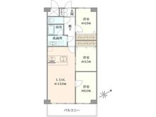 【大阪府/大阪市西淀川区千舟】パルクメゾン千舟公園 間取り図