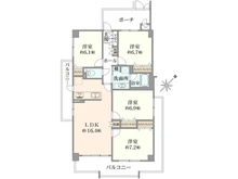 【兵庫県/宝塚市平井】セントラル西雲雀丘 間取り図