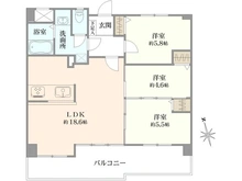 【兵庫県/尼崎市武庫豊町】ローレル武庫之荘 間取り図