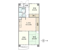 【兵庫県/尼崎市南武庫之荘】下の森住宅 間取り図