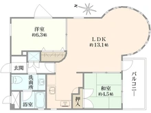 【兵庫県/尼崎市富松町】パレ・プラス東武庫之荘 間取り図