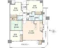 【兵庫県/伊丹市北河原】セレッソコート伊丹ガーデンシティ 間取り図