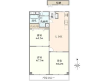 【大阪府/大阪市旭区新森】クローバーハイツ森小路 三号棟 間取り図