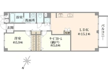 【兵庫県/伊丹市昆陽】伊丹東宝ハイツ 間取り図