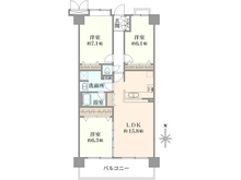 【兵庫県/西宮市生瀬武庫川町】セルヴィオ3番館 間取り図